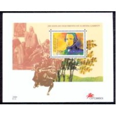 PORB151M-BLOCO 200 ANOS DO NASCIMENTO DE ALMEIDA GARRET - PORTUGAL - 1999 - MINT