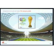 PORB246M-BLOCO COPA MUNDIAL DE FUTEBOL FIFA ALEMANHA - PORTUGAL - 2006 - MINT