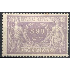 PORE011N-SELO ENCOMENDAS POSTAIS, 90C - PORTUGAL - 1920/21 - N
