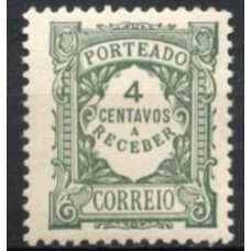 PORX028NAA-SELO TAXA, 4C - PORTUGAL - 1922/27 - N