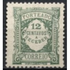 PORX031N-SELO TAXA, 12C - PORTUGAL - 1922/27 - N