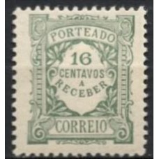 PORX032N-SELO TAXA, 16C - PORTUGAL - 1922/27 - N
