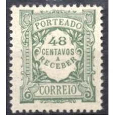 PORX038N-SELO TAXA, 48C - PORTUGAL - 1922/27 - N