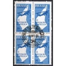 QC0540.05-QUADRA III EXPOSIÇÃO FILATÉLICA DA SEMANA DA ASA - 1965 - CPD CAMPANHA