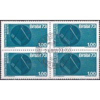 QC0799.02-QUADRA HOMENAGEM AO GRANDE ORIENTE DO BRASIL - 1973 - CPD SÃO PAULO QC0799.02-QUADRA HOMENAGEM AO GRANDE ORIENTE DO BRASIL - 1973 - CPD SÃO PAULO