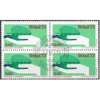 QC0800.02-QUADRA CAMPANHA DA PROTEÇÃO NACIONAL, PROTEÇÃO À NATUREZA - 1973 - CPD SÃO PAULO QC0800.02-QUADRA CAMPANHA DA PROTEÇÃO NACIONAL, PROTEÇÃO À NATUREZA - 1973 - CPD SÃO PAULO