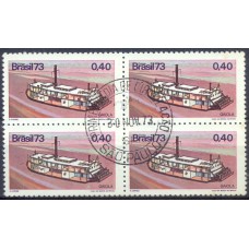 QC0819.01-QUADRA EMBARCAÇÕES TÍPICAS BRASILEIRAS, GAIOLA - 1973 - CPD SÃO PAULO