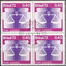 QC0823.01-QUADRA HOMENAGEM AO PODER JUDICIÁRIO - 1973 - CPD SÃO PAULO