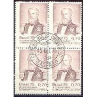 QC0915.01-QUADRA SESQUICENTENÁRIO DO NASCIMENTO DE DOM PEDRO II - 1975 - CPD SÃO PAULO