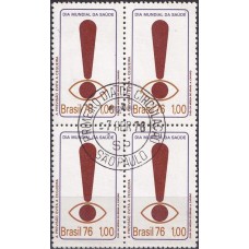 QC0926.02-QUADRA DIA MUNDIAL DA SAÚDE - 1976 - CPD SÃO PAULO