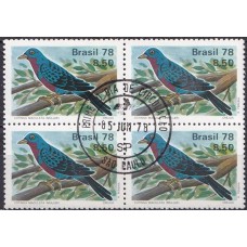 QC1037.28-QUADRA PROTEÇÃO À FAUNA - PÁSSAROS BRASILEIROS, CREJUÁ - 1978 - CPD SÃO PAULO