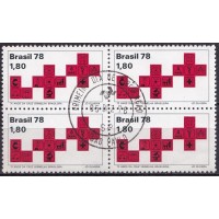 QC1075.28-QUADRA 70 ANOS DA CRUZ VERMELHA BRASILEIRA - 1978 - CPD SÃO PAULO QC1075.28-QUADRA 70 ANOS DA CRUZ VERMELHA BRASILEIRA - 1978 - CPD SÃO PAULO