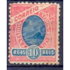 RE0081N-SELO MADRUGADA REPUBLICANA, 10 RÉIS DENTEAÇÃO 11 - 1894 - N
