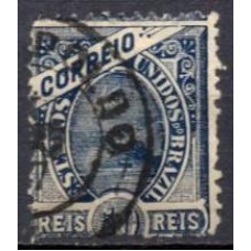 RE0083U.01-SELO MADRUGADA REPUBLICANA, 50 RÉIS DENTEAÇÃO 11 - 1894 - U