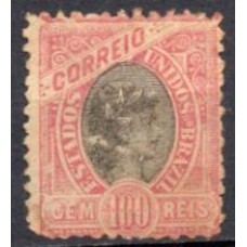 RE0084N.06-SELO MADRUGADA REPUBLICANA, 100 RÉIS DENTEAÇÃO 11 - 1894 - N