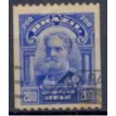 RE0140UAL-SELO ALEGORIAS REPUBLICANAS, 200 RÉIS DO ROLO - 1915 - U