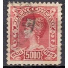 RE0151U-SELO ALEGORIAS REPUBLICANAS, 5.000 RÉIS CARMIM - 1915 - U