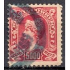 RE0151UA-SELO ALEGORIAS REPUBLICANAS, 5.000 RÉIS ROSA ESCURO - 1915 - U