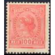 RE0158N-SELO ALEGORIAS REPUBLICANAS E INSTRUÇÃO, 100 RÉIS - 1918 - N