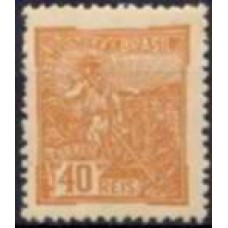 RE0176N-SELO VOVÓ PARTE 1, 40 RÉIS SEM FILIGRANA - 1922 - N