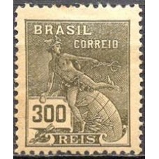 RE0185N-SELO VOVÓ PARTE 1, 300 RÉIS SEM FILIGRANA - 1920 - N