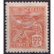 RE0220N-SELO VOVÓ PARTE 1, 100 RÉIS FILIGRANA 'F' - 1924/32 - N