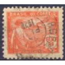 RE0237U-SELO VOVÓ PARTE 1, 600 RÉIS FILIGRANA 'F' - 1924/32 - U