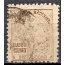 RE0239U.09-SELO VOVÓ PARTE 1, 5.000 RÉIS INSTRUÇÃO FILIGRANA 'F' - 1924/32 - U