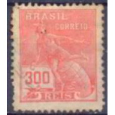 RE0256U-SELO VOVÓ PARTE 2, 300 RÉIS FILIGRANA 'H' - 1929 - U