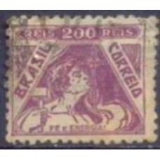 RE0301U-SELO VOVÓ PARTE 2, 200 RÉIS FILIGRANA 'N' - 1936/40 - U