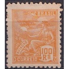 RE0314N-SELO VOVÓ PARTE 2, 100 RÉIS FILIGRANA 'M' - 1ª TIRAGEM - 1937/39 - N