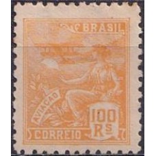 RE0314NA-SELO VOVÓ PARTE 2, 100 RÉIS FILIGRANA 'M' - 2ª TIRAGEM - 1937/39 - N