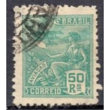 RE0328U-SELO VOVÓ PARTE 2, 50 RÉIS FILIGRANA 'P' - 1941 - U
