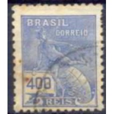 RE0331U-SELO VOVÓ PARTE 2, 400 RÉIS FILIGRANA 'P' - 1940/41 - U