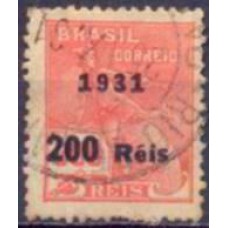 RE0348U-SELO VOVÓ COM VALOR REDUZIDO, 200/300 RÉIS FILIGRANA 'J' - 1931 - U