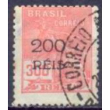 RE0350U-SELO VOVÓ COM VALOR REDUZIDO, 200/300 RÉIS FILIGRANA 'H' - 1933 - U