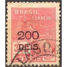 RE0352U-SELO VOVÓ COM VALOR REDUZIDO, 200/300 RÉIS FILIGRANA 'J' - 1933 - U