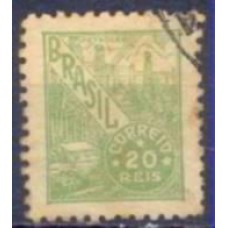 RE0354UA-SELO NETINHA, 20 RÉIS FILIGRANA 'P' PAPEL ESPESSO - 1941/46 - U
