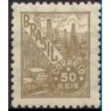RE0355NA-SELO NETINHA, 50 RÉIS FILIGRANA 'P' PAPEL ESPESSO - 1941/46 - N