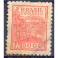 RE0360U-SELO NETINHA, 500 RÉIS FILIGRANA 'P' - 1941/46 - U