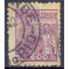 RE0361U-SELO NETINHA, 600 RÉIS FILIGRANA 'P' - 1941/46 - U