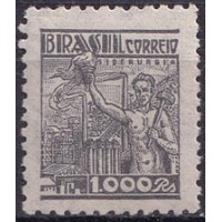 RE0363NA-SELO NETINHA, 1.000 RÉIS FILIGRANA 'P' PAPEL ESPESSO - 1941/46 - N