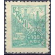 RE0373U-SELO NETINHA, 100 RÉIS FILIGRANA 'Q' - 1943/44 - U