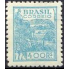 RE0375M-SELO NETINHA, 400 RÉIS FILIGRANA 'Q' - 1943/44 - MINT