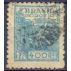 RE0375U-SELO NETINHA, 400 RÉIS FILIGRANA 'Q' - 1943/44 - U