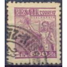 RE0377U-SELO NETINHA, 600 RÉIS FILIGRANA 'Q' - 1943/44 - U
