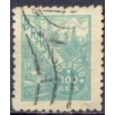 RE0388U-SELO NETINHA, 100 RÉIS FILIGRANA 'O' - 1942/46 - U