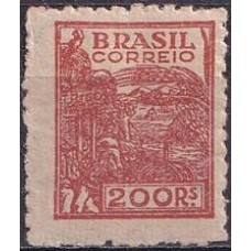 RE0389M-SELO NETINHA, 200 RÉIS FILIGRANA 'O' - 1942/46 - MINT