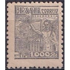 RE0392M-SELO NETINHA, 1.000 RÉIS FILIGRANA 'O' - 1942/46 - MINT