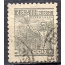 RE0392UE-SELO NETINHA, 1.000 RÉIS FILIGRANA 'O' PAPEL FINO TRAMADO - 1942/46 - U